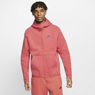 Hanorace Nike Sportswear Tech Fleece Full-Zip Barbati Rosii Negrii | KVGD-24076